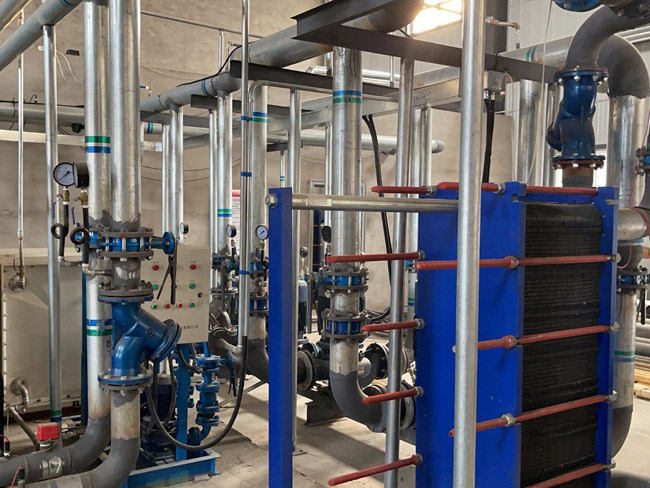 廊坊霸州小区供热站地源热泵改造升级工程