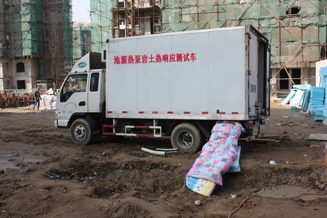 廊坊地源热泵岩土热响应试验测试车